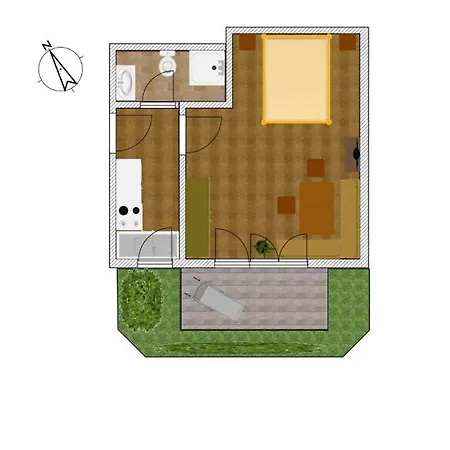 Bergleuchten Apartment